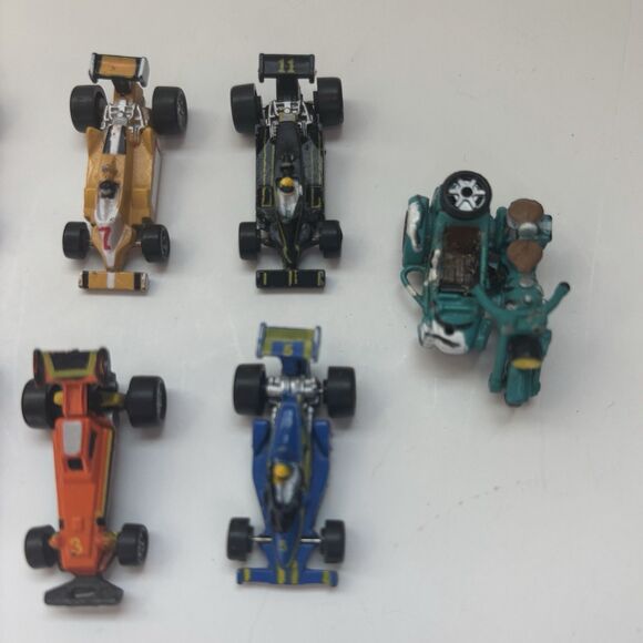 VTG Micro Machines 1980s Race Car Collection & Motorcycle Sidecar Galoob - Picture 2 of 7